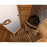 Электрическая печь SAWO ARIES (9 кВт, встроенный пульт, угловая, нержавейка) ARI3-90NB-CNR-P